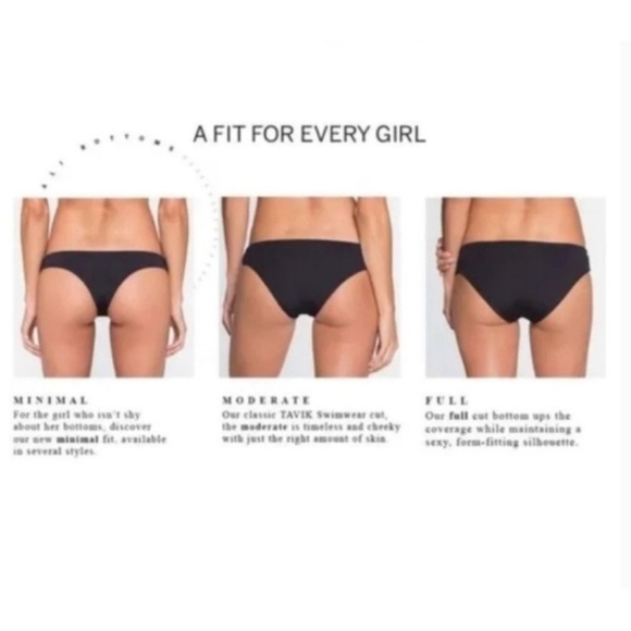 NWT Tavik Ali Reversible Bikini Bottom in Merlot Palm Print Size Medium - Picture 16 of 16